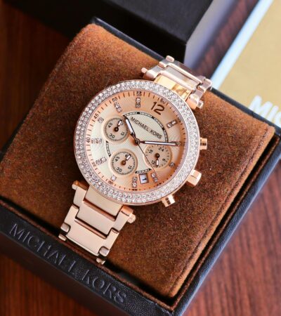 Michael Kors Parker Rose Gold First Copy Watch