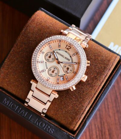 Michael Kors Parker Rose Gold First Copy Watch