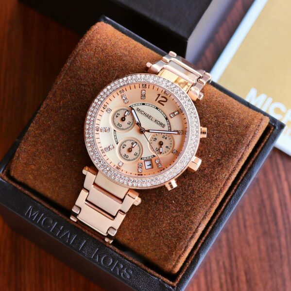 Michael Kors Parker Rose Gold First Copy Watch