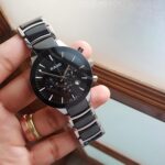 Rado Black Centirx Chronograph First Copy watch