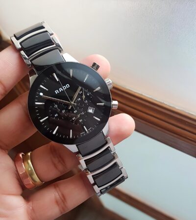 Rado Black Centirx Chronograph First Copy watch