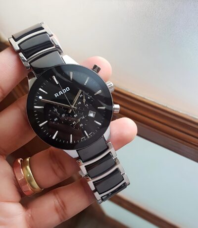 Rado Black Centirx Chronograph First Copy watch