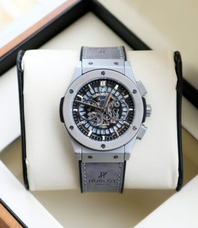 Hublot Silver Chronograph First Copy Watch