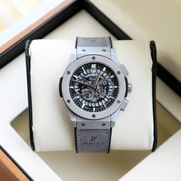 Hublot Silver Chronograph First Copy Watch