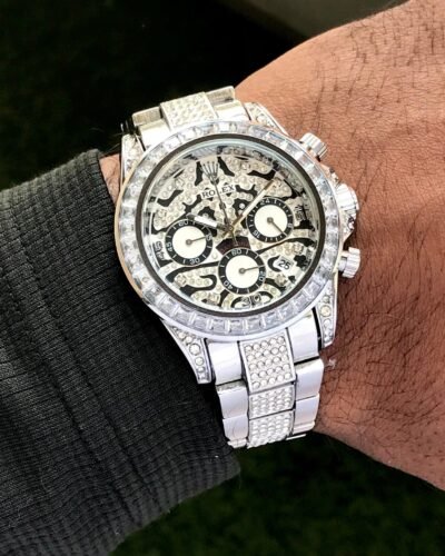 Rolex silver Oyster Tiger Eye First Copy watch