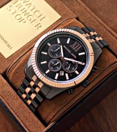Michael Kors Dynamic Lexington Black First Copy Watch