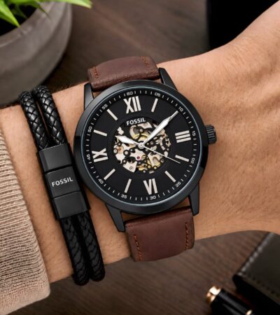 Fossil Neutra Automatic Open Heart Both side glass