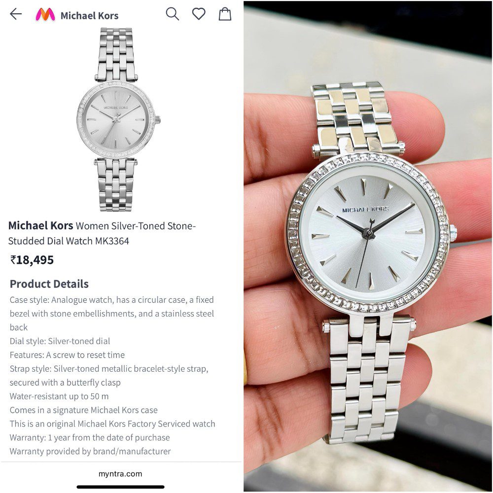 Michael Kors Silver Watch MK3364