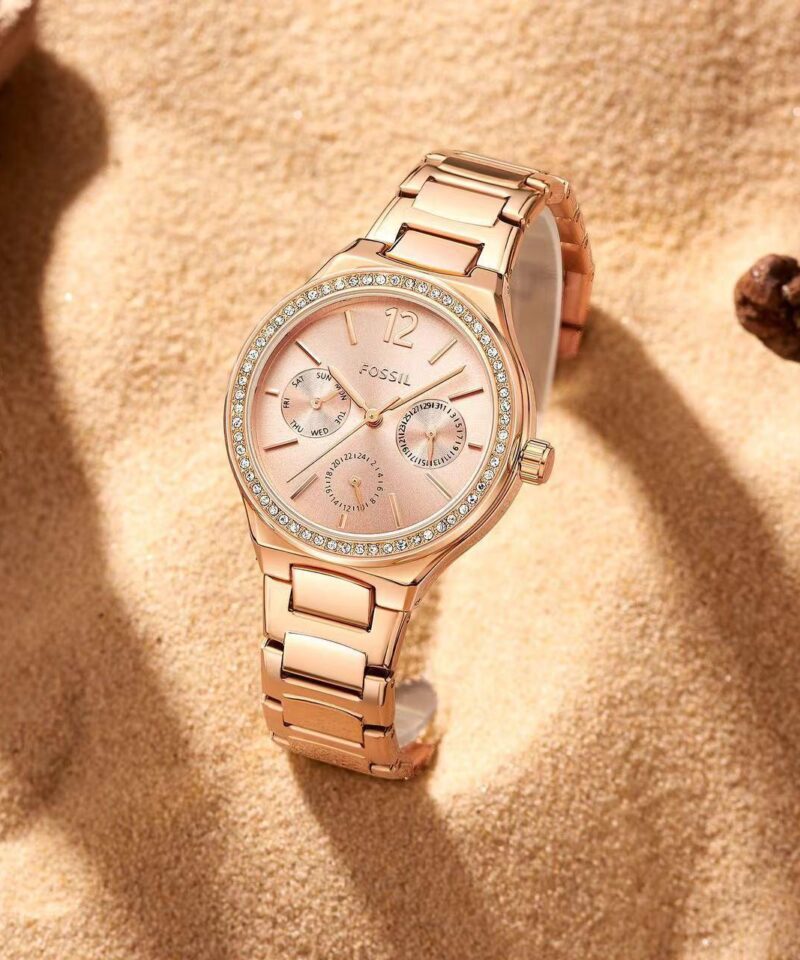 Fossil Women's rosegold First Copy Watch