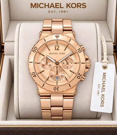 Michael Kors Bold Tachymeter-Style Rotating Bezel Watch