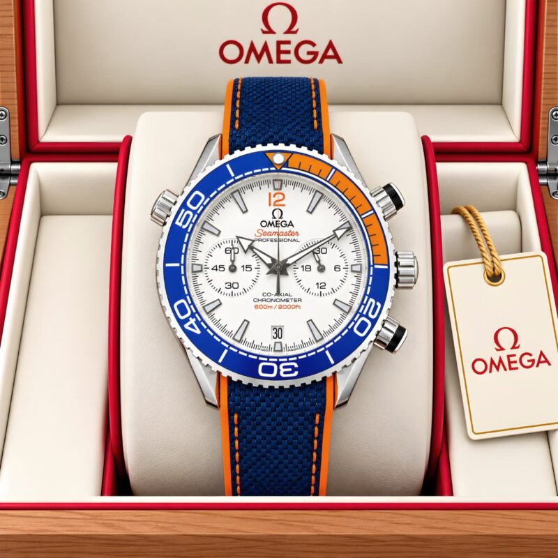 Omega Seamaster Chronograph Premium White Dial