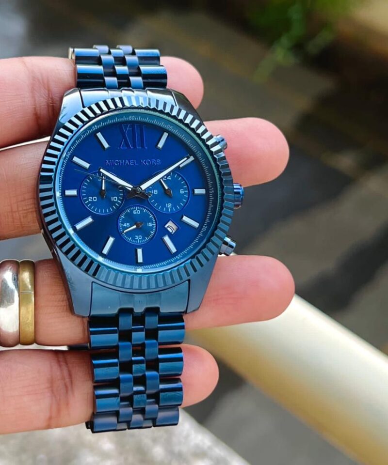Michael Kors Dynamic Lexington Blue First Copy Watch