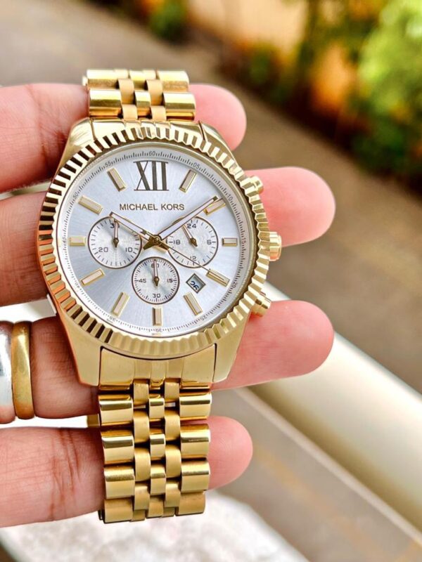 Michael Kors Gold Lexington First Copy Watch