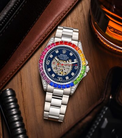 ROLEX Rainbow Automatic blue Watch