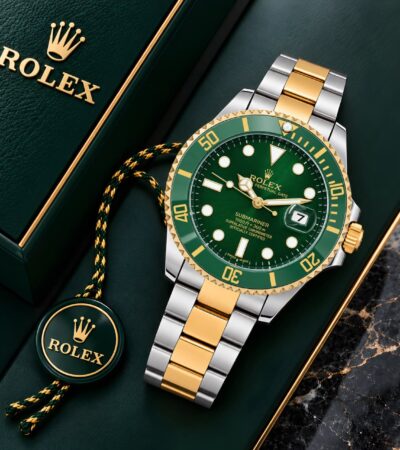 Rolex Submariner Rotating-Style Green Bezel