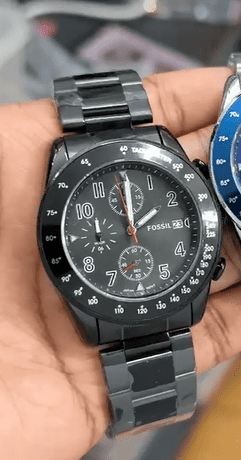 Fossil Sports Tourer black Analog First Copy Watch