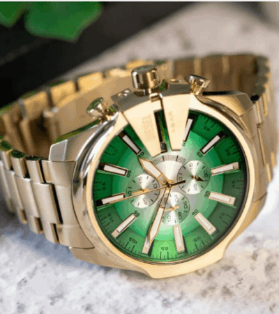 Diesel 10 bar Green first Copy Watch