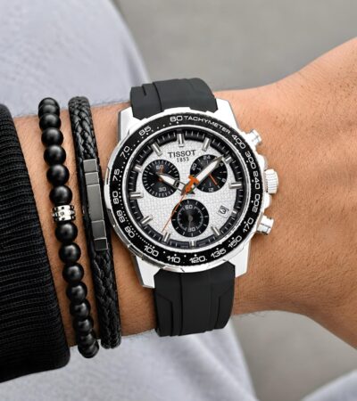 Tissot Supersport Chrono Aluminium Bezel Ring with Tachymeter Scale Watch