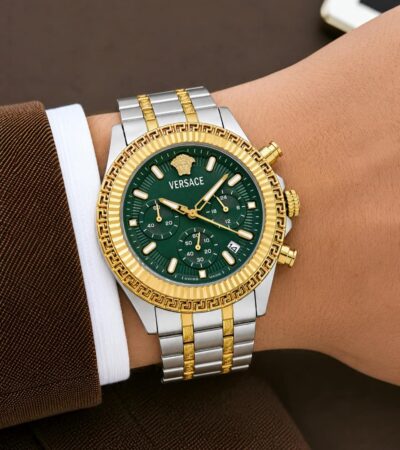 Versace VE0W00425 Fornax Chronograph Dial Green Watch