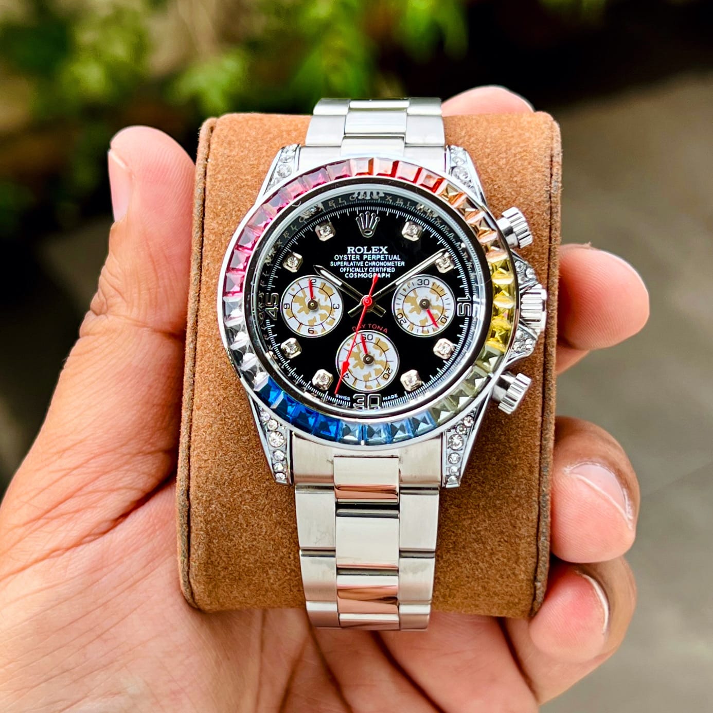 Rolex rainbow first copy sale