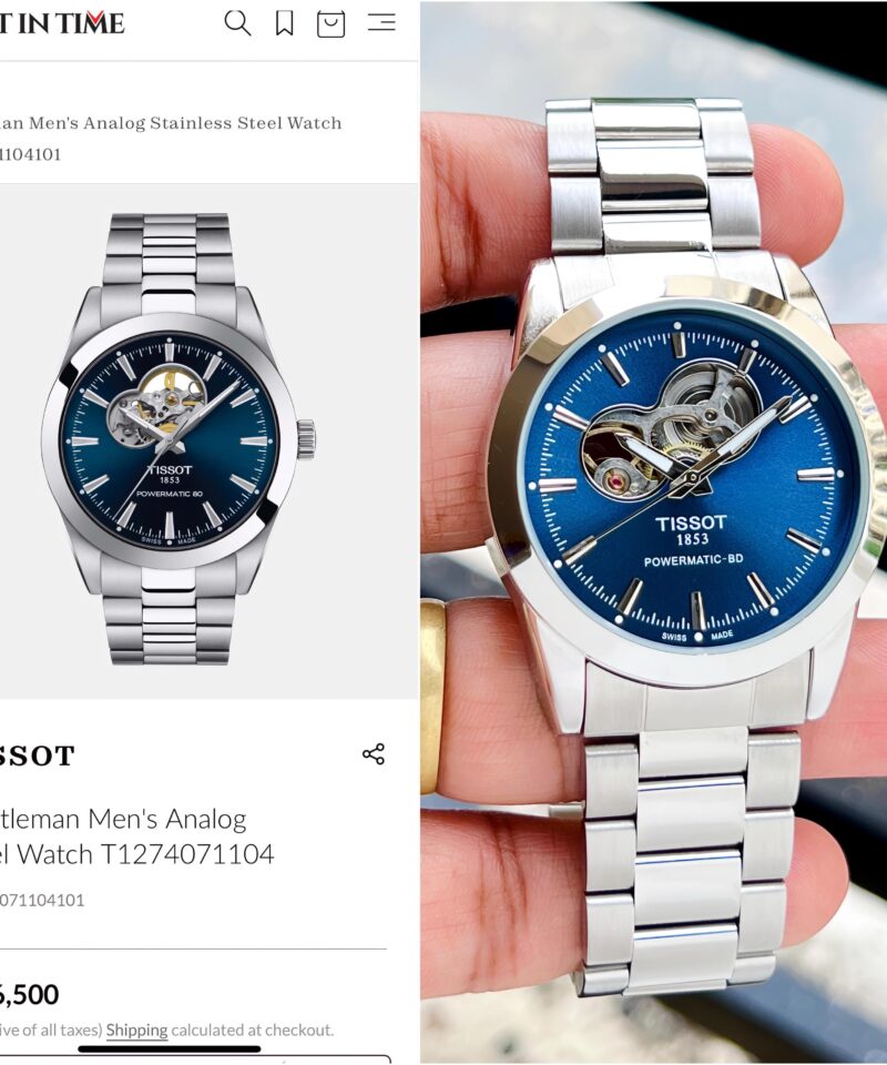 Tissot Blue Gentleman Powermatic 80 First Copy watch