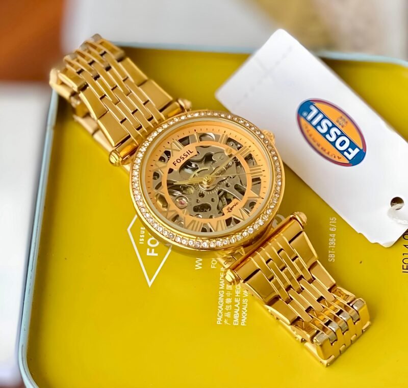 Fossil First Copy Gold Automatic Watch