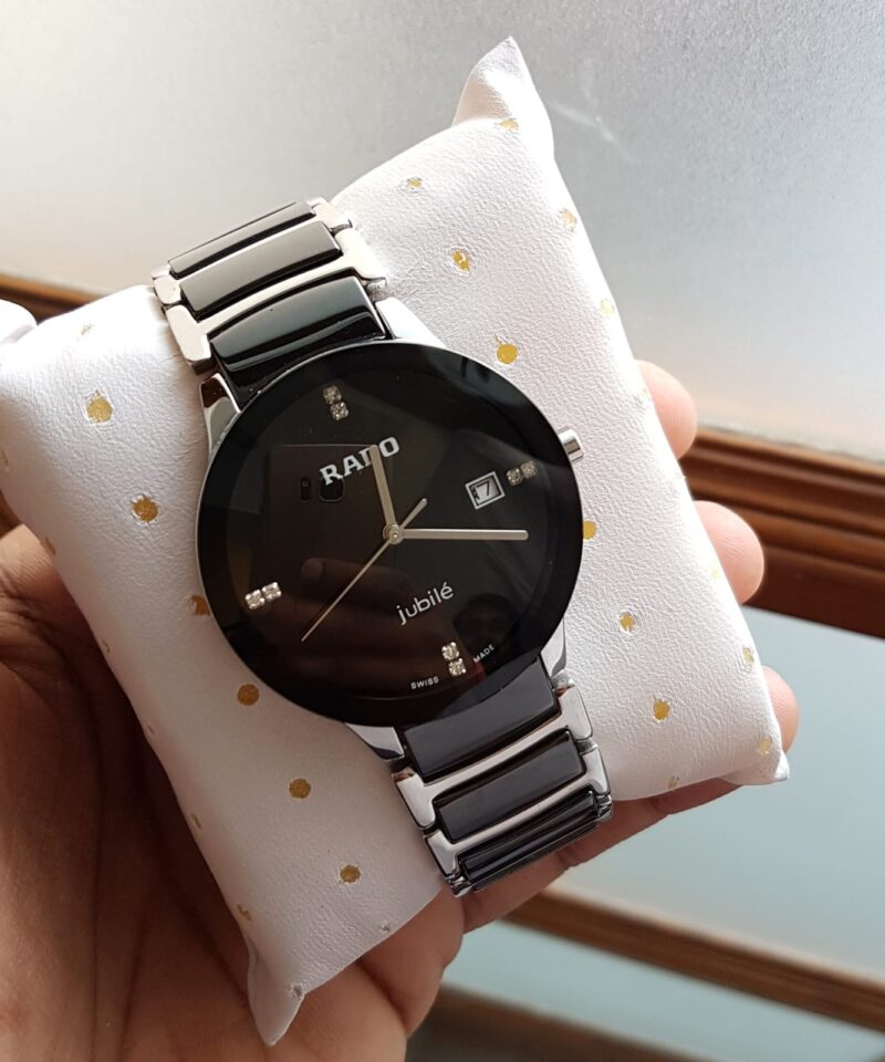 Rado Black silver Jubilee Men First Copy Watch