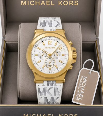 Michael Kors Premium White Sunburst Dial