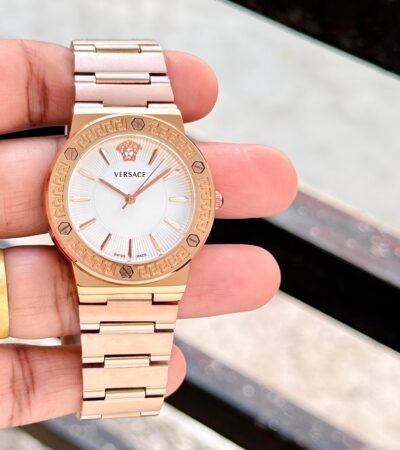 Versace White Greca Women Watch