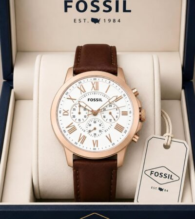Fossil FS5512 Neutra Chronograph Brown multi purpose smart fit strap