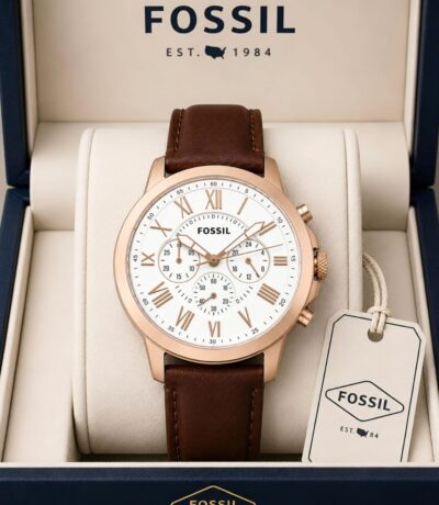 Fossil FS5512 Neutra Chronograph Brown multi purpose smart fit strap