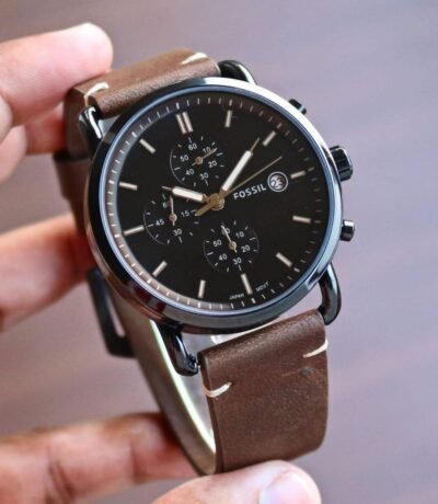 Fossil Black Commuter First Copy Watch